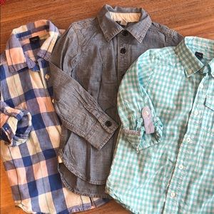 5T Gap Boys Button Down Lot